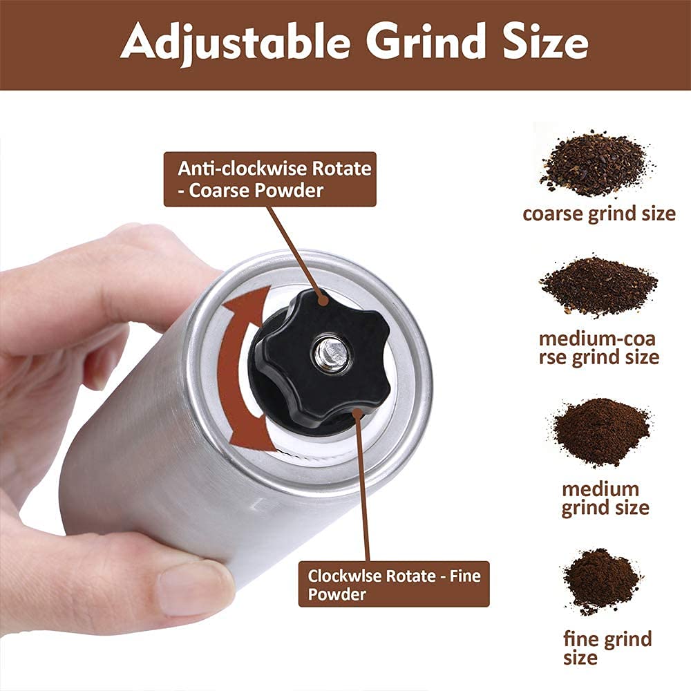 Portable Stainless Steel Coffee Grinder